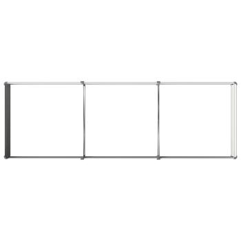 Hochbeet im Garten Grau 240 x 80 x 24 cm Stahl