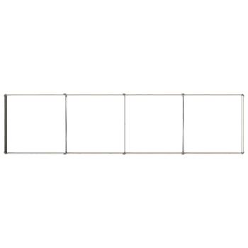 Hochbeet im Garten Holz Braun 320 x 80 x 24 cm
