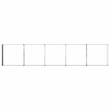 Hochbeet im Garten Holz Braun 400 x 80 x 24 cm