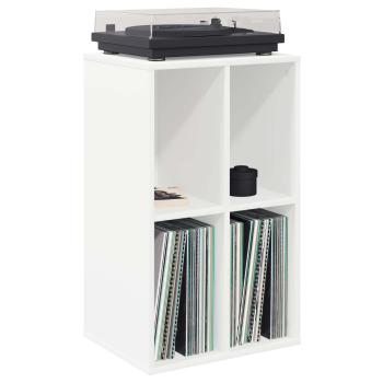 Schallplattenschrank Wei? 44,5 x 36,5 x 74,5 cm Holzwerkstoff