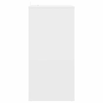 Schallplattenschrank Wei? 44,5 x 36,5 x 74,5 cm Holzwerkstoff