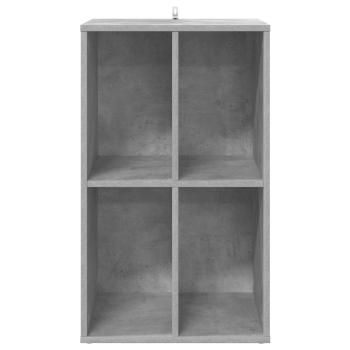 Schallplattenschrank Betongrau 44,5 x 36,5 x 74,5 cm