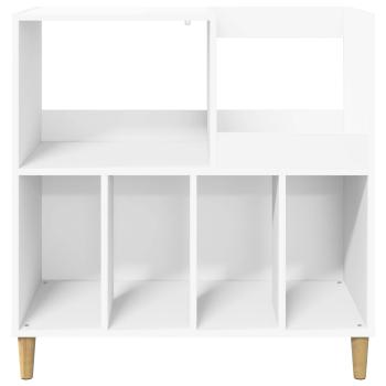 Plattenspieler Stand Wei? 82 x 39,5 x 82,5 cm Holzwerkstoff