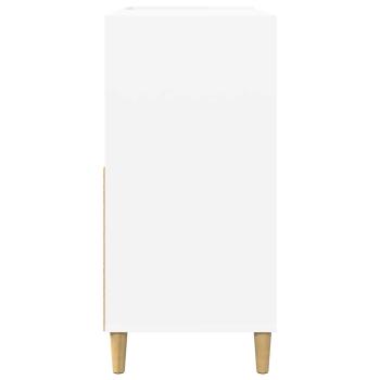 Plattenspieler Stand Wei? 82 x 39,5 x 82,5 cm Holzwerkstoff