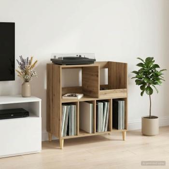 ARDEBO.de - Plattenspieler Stand Artisan-Eiche 82 x 39,5 x 82,5 cm