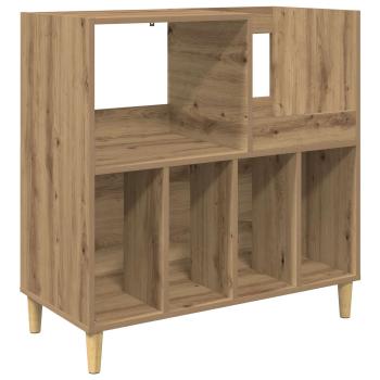Plattenspieler Stand Artisan-Eiche 82 x 39,5 x 82,5 cm