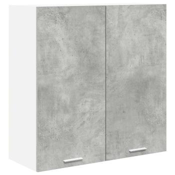H?ngeschrank Betongrau 80 x 31 x 80 cm Holzwerkstoff