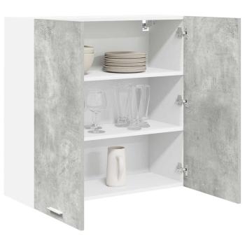 H?ngeschrank Betongrau 80 x 31 x 80 cm Holzwerkstoff