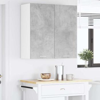 H?ngeschrank Betongrau 80 x 31 x 80 cm Holzwerkstoff