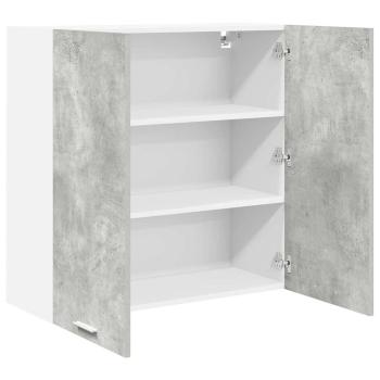 H?ngeschrank Betongrau 80 x 31 x 80 cm Holzwerkstoff