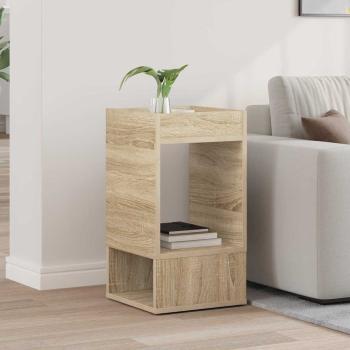 ARDEBO.de - Beistelltisch Sonoma-Eiche 30 x 30 x 56 cm Holzwerkstoff