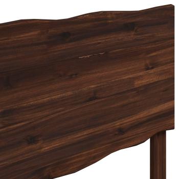 Kopfteil mit Live Edge ROSTOCK Dunkelbraun 100 cm