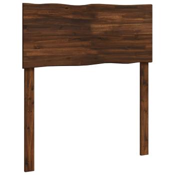 Kopfteil mit Live Edge ROSTOCK Dunkelbraun 80 cm