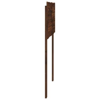 Kopfteil mit Live Edge ROSTOCK Dunkelbraun 80 cm
