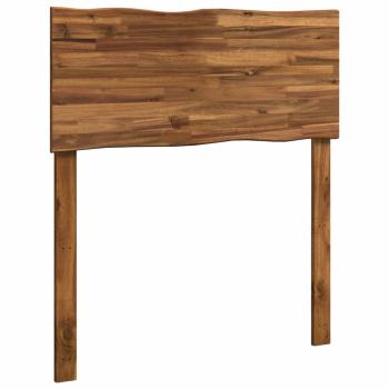 Kopfteil mit Live Edge ROSTOCK Natur 75 cm Massivholz Akazie
