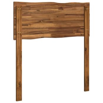 Kopfteil mit Live Edge ROSTOCK Natur 75 cm Massivholz Akazie