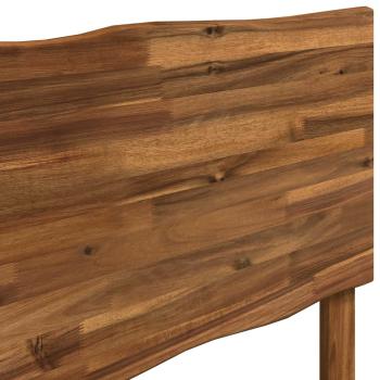 Kopfteil mit Live Edge ROSTOCK Natur 75 cm Massivholz Akazie