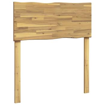 Kopfteil mit Live Edge ROSTOCK Weiß 75 cm Massivholz Akazie