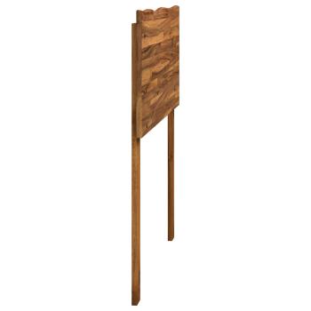 Baumkanten-Kopfteil ROSTOCK Natur 75 cm Massivholz Akazie