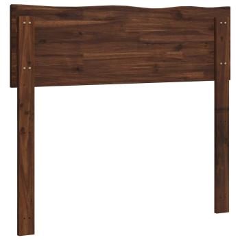 Kopfteil mit Live Edge ROSTOCK Dunkelbraun 90 cm