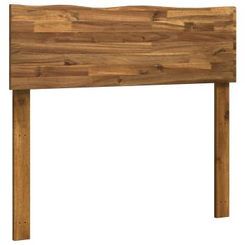 Kopfteil mit Live Edge ROSTOCK Natur 80 cm Massivholz Akazie