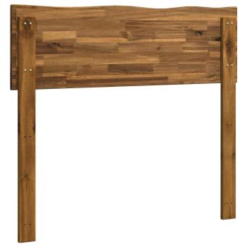 Kopfteil mit Live Edge ROSTOCK Natur 80 cm Massivholz Akazie