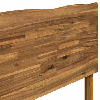 Kopfteil mit Live Edge ROSTOCK Natur 80 cm Massivholz Akazie