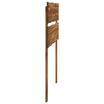 Kopfteil mit Live Edge ROSTOCK Natur 100 cm Massivholz Akazie