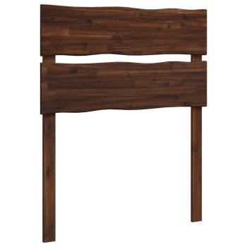 Kopfteil mit Live Edge ROSTOCK Dunkelbraun 90 cm