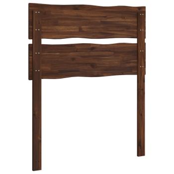 Kopfteil mit Live Edge ROSTOCK Dunkelbraun 90 cm