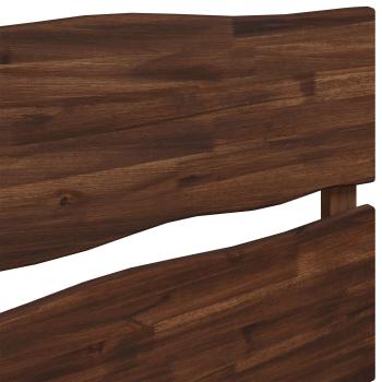 Kopfteil mit Live Edge ROSTOCK Dunkelbraun 90 cm