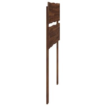 Kopfteil mit Live Edge ROSTOCK Dunkelbraun 80 cm