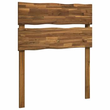 Kopfteil mit Live Edge ROSTOCK Natur 80 cm Massivholz Akazie