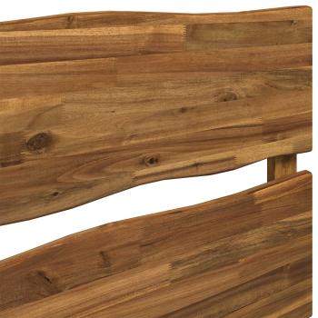 Kopfteil mit Live Edge ROSTOCK Natur 80 cm Massivholz Akazie