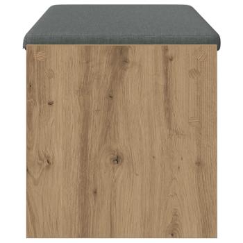 Schuhbank mit Kissen Artisan-Eiche 103 x 38 x 40 cm