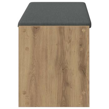 Schuhbank mit Kissen Artisan-Eiche 103 x 38 x 45 cm
