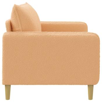 XL-Sessel Beige Bouclé