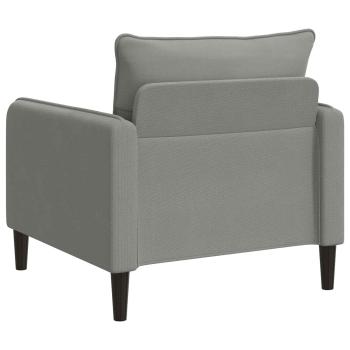 XL-Sessel Dunkelgrau Samt