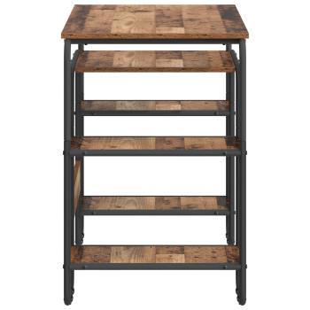 Schreibtisch mit Stauraum Altholz 113,5 x 52 x 75,5 cm