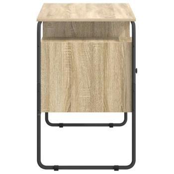 Schreibtisch mit Stauraum Sonoma-Eiche 120 x 50,5 x 75,5 cm