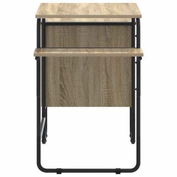 Schreibtisch mit Stauraum Sonoma-Eiche 120 x 50 x 75 cm