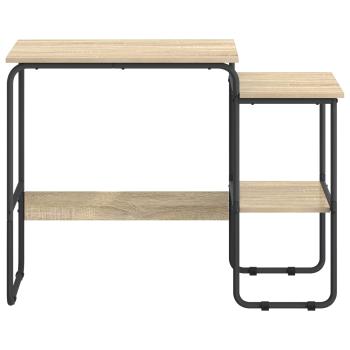 Schreibtisch mit Stauraum Sonoma-Eiche 100 x 50 x 75 cm