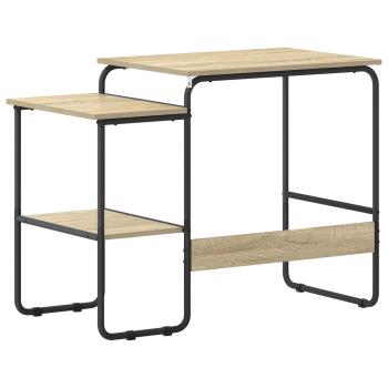 Schreibtisch mit Stauraum Sonoma-Eiche 100 x 50 x 75 cm