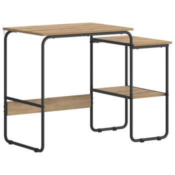 Schreibtisch mit Stauraum Artisan-Eiche 100 x 50 x 75 cm