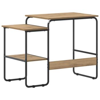 Schreibtisch mit Stauraum Artisan-Eiche 100 x 50 x 75 cm