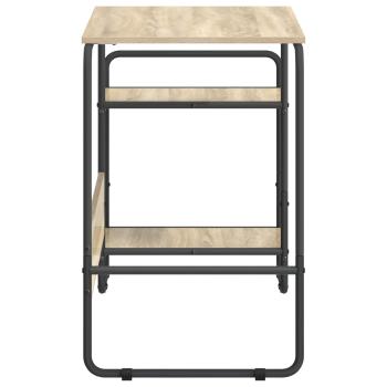 Schreibtisch mit Stauraum Sonoma-Eiche 131,5 x 50 x 75,5 cm