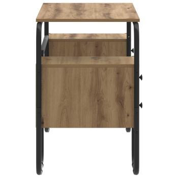 Schreibtisch mit Stauraum Artisan-Eiche 145 x 50 x 75 cm