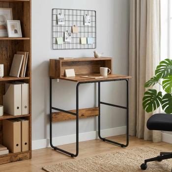 ARDEBO.de - Schreibtisch mit Stauraum Altholz 60 x 50 x 91 cm