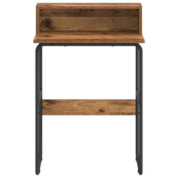 Schreibtisch mit Stauraum Altholz 60 x 50 x 91 cm