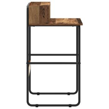 Schreibtisch mit Stauraum Altholz 60 x 50 x 91 cm